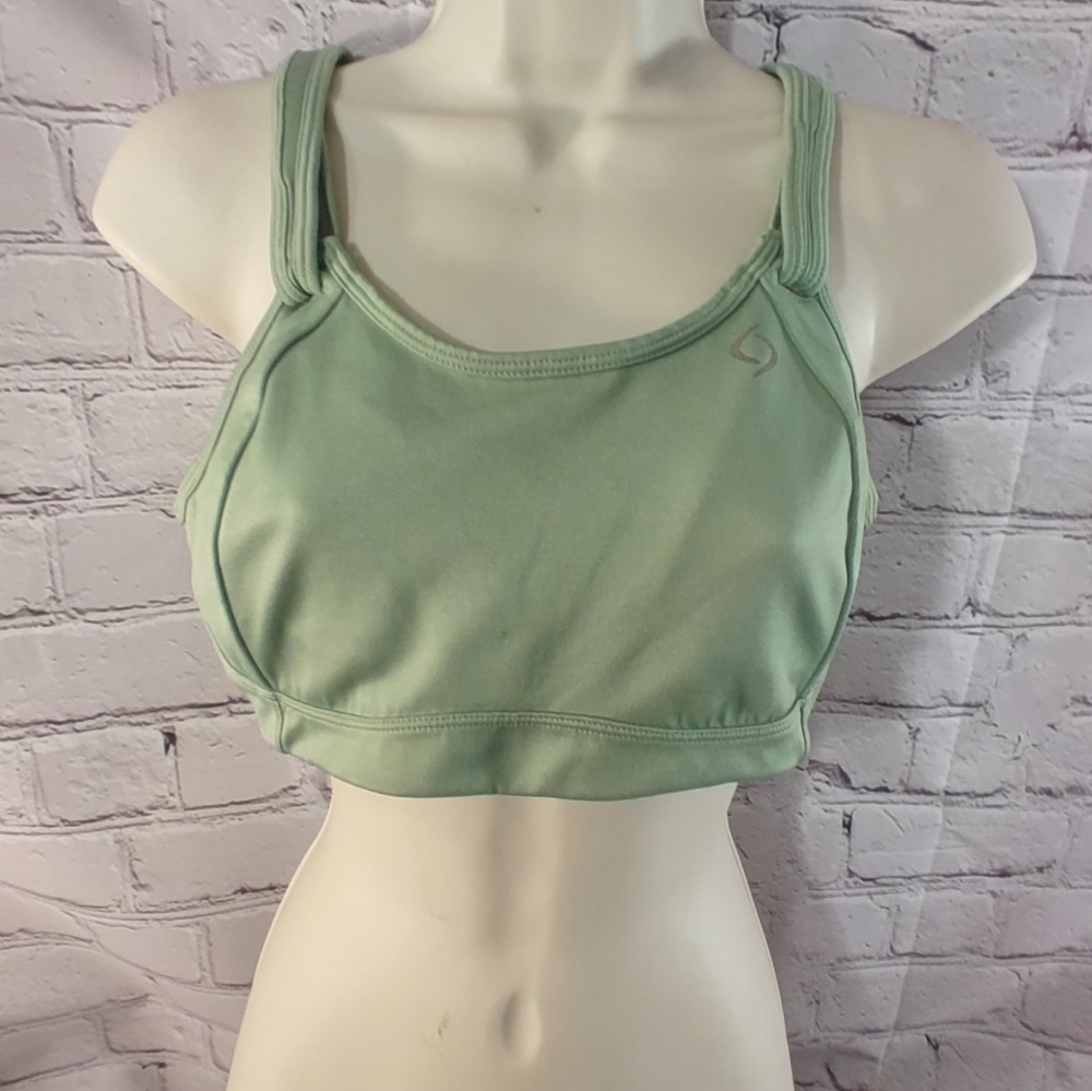 Moving Comfort Green Adjustable Sports Bra 38B